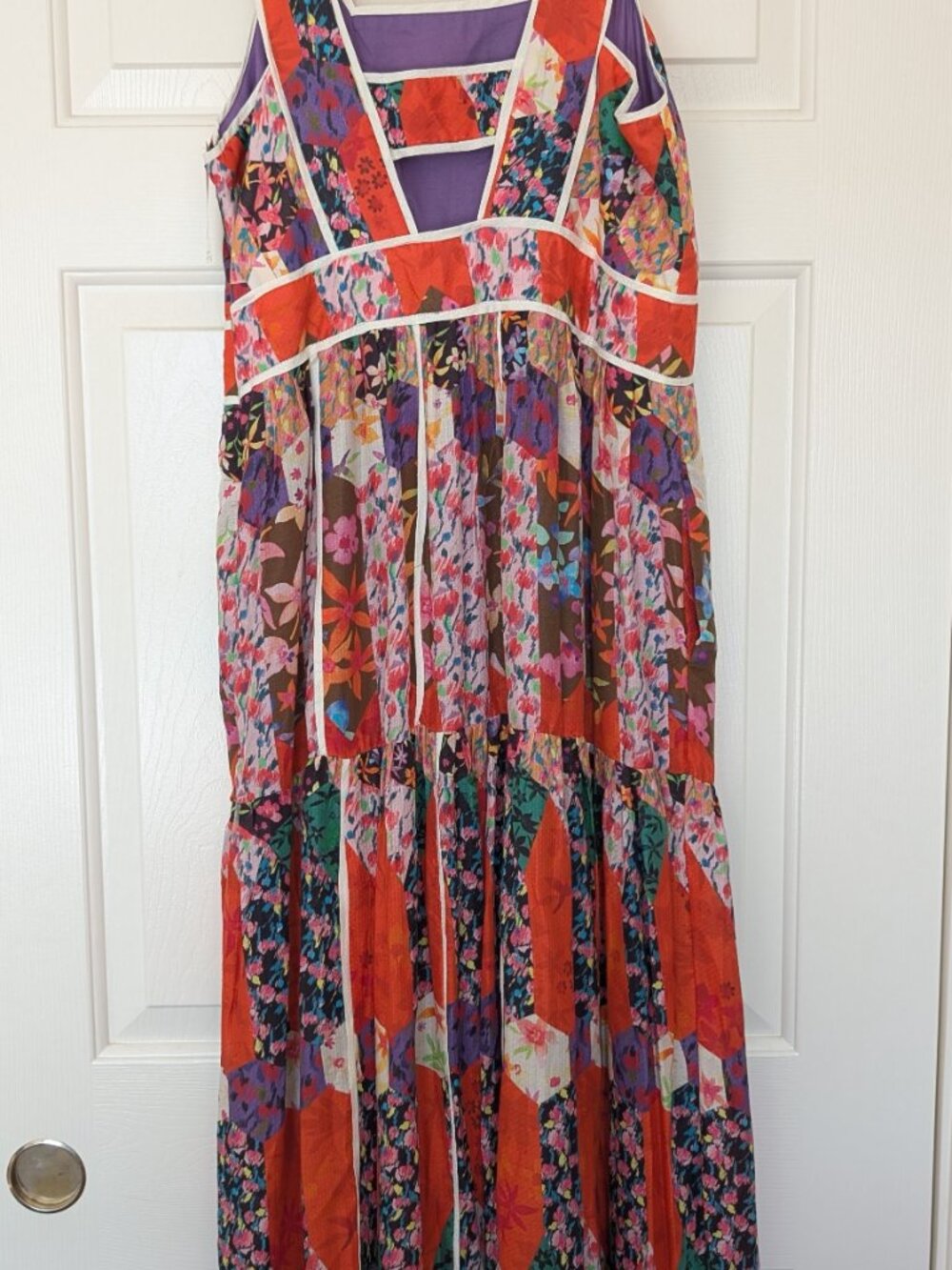Anthropologie Square Neck Maxi Dress NWT - Picture 6 of 9